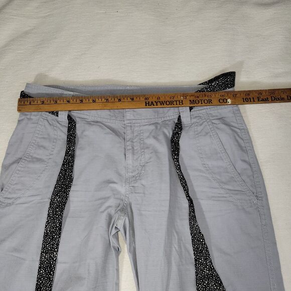 The North Face Cargo Pants Womens Sz 10 Gray Convertible Rollup Style AV2U Hike - Picture 12 of 16